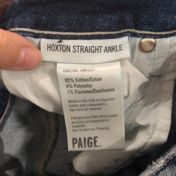 Paige Hoxton Straight Ankle Jean - Picture 3 of 5
